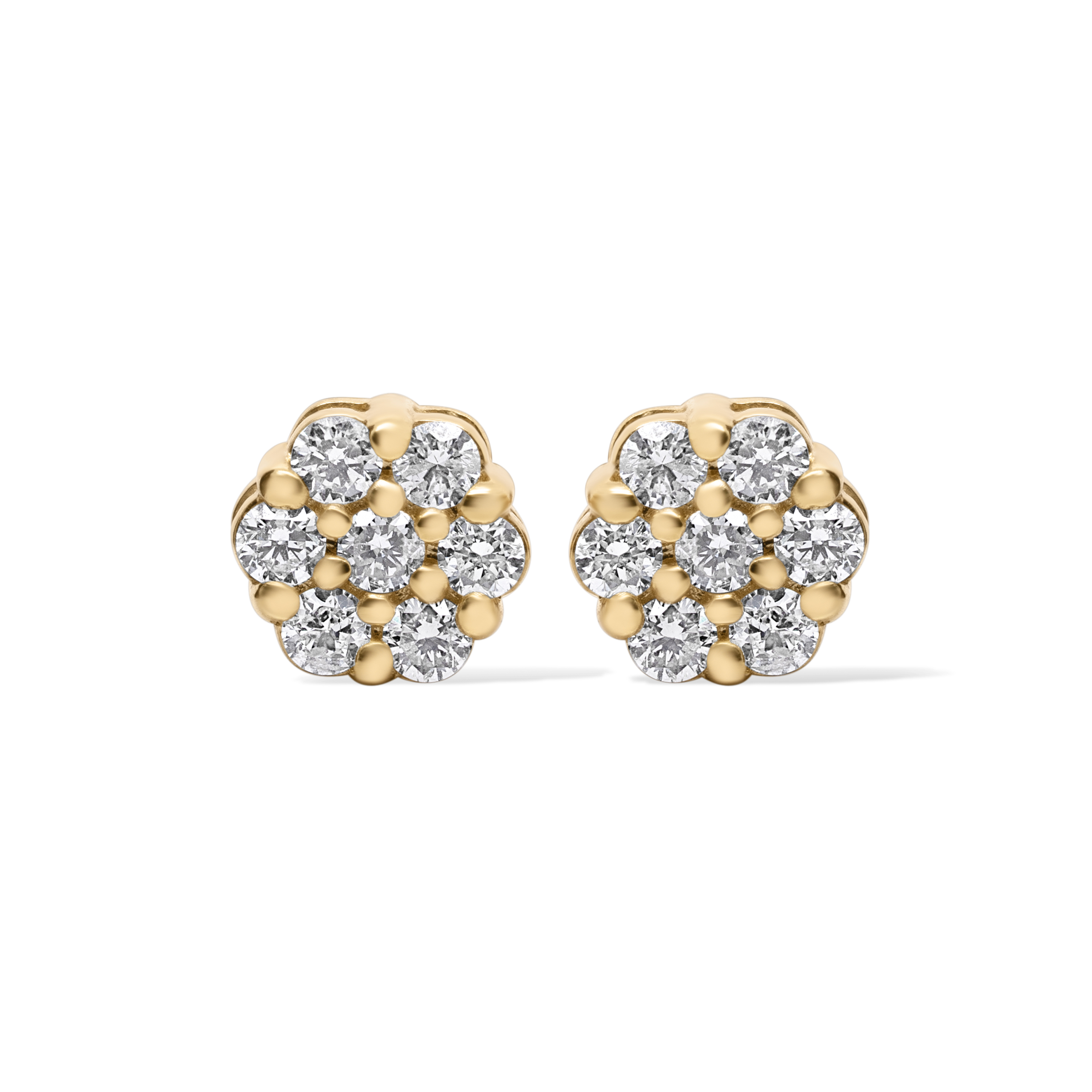 Diamond Earrings 0.35 ct. 10K Yellow Gold